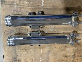 As367953 Honda Cb750 Front Fork Lowers Polished