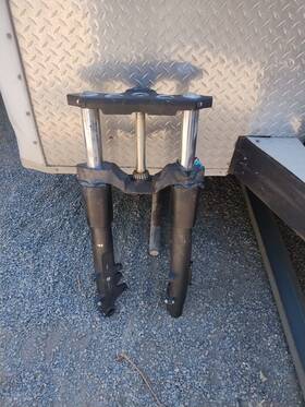 1824021-463 Indian 2021 18-23 Springfield Dark Horse Front Fork Suspension Triple Tree Clamp