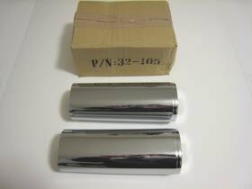 32-105 Indian Motorcycle 1999-2000 Chief Chrome Upper Fork Slider Covers