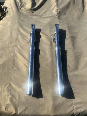 700-u2 Jbn Custom Harley Fork Tube Assemblies Pair 2 Inch Under Fxst/fxdwg Length 33 Dia-58mm