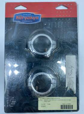 2285 K Ryakyn Kuryakyn Chrome Universal 2 Piece Fork Mounts For 39 Mm Tubes
