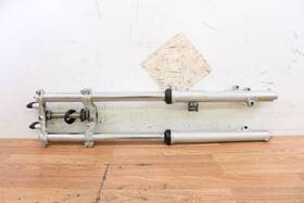 44001-1591 Kawasaki 1986 Kx80 Kx 80 Front Forks Shock Suspension Fork With Triple Tree
