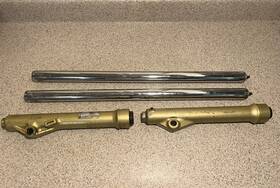 44001-4012-8t Kawasaki Kxt250 Tecate Front Fork Tubes Slider 84 85 Oem Kyb 36mm