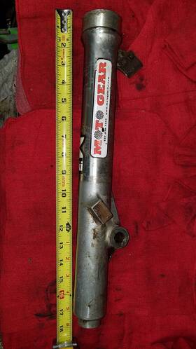 44005-1209 Kawasaki Kdx200 1983 Fork Lower Aluminum Pipe Tube Left