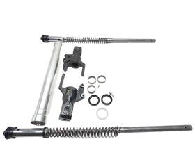 440260165 Kawasaki 2012 Ninja Le650c Front Fork Tube Lower And Spring Damper Pair Oem