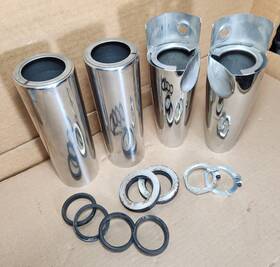 44033-0039 Kawasaki 2006-2023 Vulcan 900 Oem Front Fork Covers All 4 Without Nly 8 245 Miles