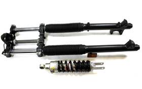 44037-0206 Kawasaki 2022 Klr650 Front Forks With Rear Shock Oem