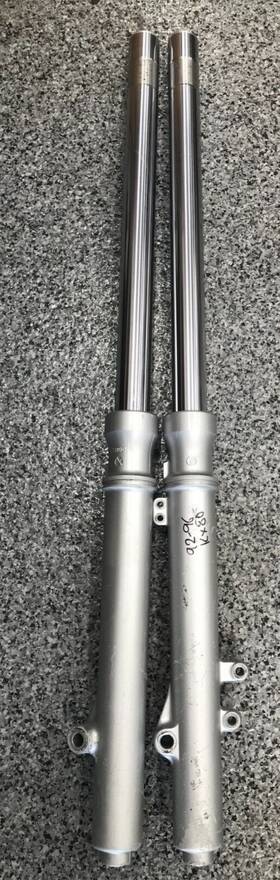 44070-5053 Kawasaki Kx80 Forks Used Clean Oe Parts Fits 1992-96 P/n