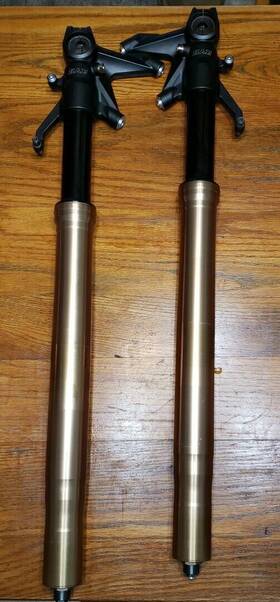 44071-5077 Kawasaki 2008-10 Ninja Zx-10r Front Wheel Fork Shock Leg Tubes - Straight