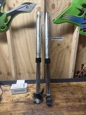 44075-1062-14 Kawasaki Kx125 Front Forks 1998 Oem 46mm Kyb Used Items P/n