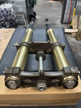 44075-5009 Kawasaki 06-08 2007 Kx250f Kx 250f Forks Fork Tubes Suspension Triple Trees Oem