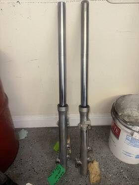 K097-0 Kawasaki Mk-1r 86-06 Vulcan Vn750 Vn750a Left Right Front Fork Suspension Legs Tube