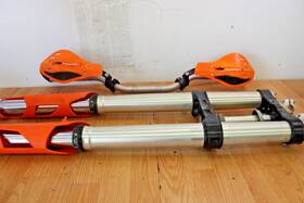 14187e0601 Ktm 2009 400 Xcw Front Forks / Triple Clamps Handlebars
