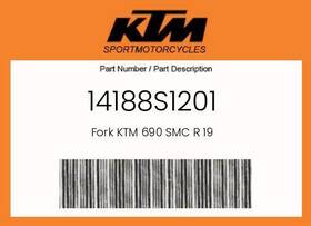14188s1201 Ktm Genuine Fork 690 Smc R 19 -