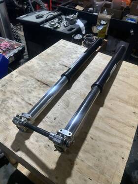 43570254e Ktm 2006 85 Fork Set Both Need Rebuilt Good Condition 43570254e Ktm 2006 85 Fork Set Both Need Rebuilt Good Condition