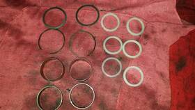 48600070 Ktm 525 Exc 2003 Wp 48mm Fork Snap Rings Washers