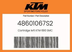 48601067s2 Ktm Genuine Cartridge Left 690 Smc -