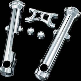 Fj1uyabb02 Kuryakyn Front Lower Fork Leg Skins Chrome Harley Sportster 883 Low 05-10