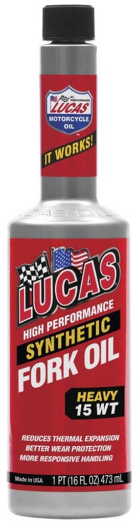 10773 Lucas Oil Engine Synthetic Fork Heavy 15wt 16oz