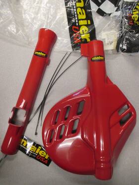 596202 Maier Mfg Vintage Fork And Disc Guards 1984-1996 Honda Cr/xr