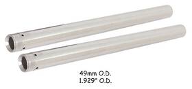 36090 Mid Usa Hard Chrome Plated Fork Tubes 49mm O.d. 29.5 Inch Long For Harley Fxdwg Dyna 06-17