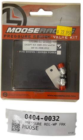 0404-0032 Moose Pressure Relief Valve For Ktm/husqvarna With Wp Forks
