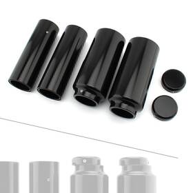 Motorshop168 550731634291 6pcs Upper Lower Fork Cover Tubes Caps Kit For Harley Davidson Dyna Fxd 06-17 Us
