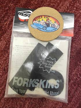 34-0614 Msr Forkskins 32mm - 43mm Fits Most 50cc To 65cc Dirtbikes