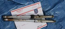 Db-175 Panther 1974 Black Shadow Db 175 Front Forks Rusty ///free Shipping//