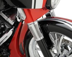 Sc-sf-ext-14l-b Paul Yaffes Bagger Nation Pyo Yaffe 2 Inch Ext Speed Freak Fork Slider Covers 2014-2023 Chrome