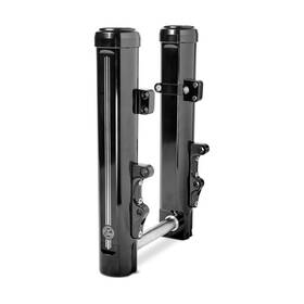 0208-2177-bm Performance Machine Dyna And M8 Softail Lower Leg Assembly 49mm - Contrast Cut