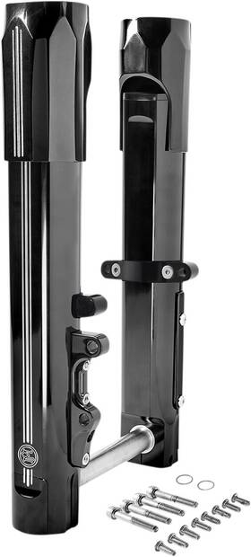 0208-2174-bm Performance Machine Pm Fork Legs - Contrast Cut Lower Single Disc