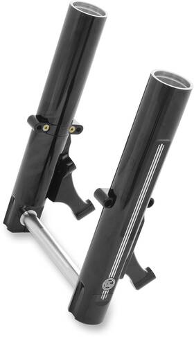 0208-2098-bm Performance Machine Pm 208-2098-bm Fork Leg Kit - Black Lower Dual Disc