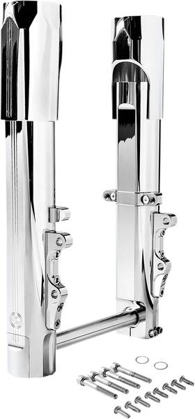 0208-2173-ch Performance Machine Pm 208-2173-ch Fork Legs - Chrome Lower Dual Disc