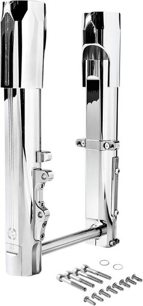 0208-2174-ch Performance Machine Pm 208-2174-ch Fork Legs - Chrome Lower Single Disc