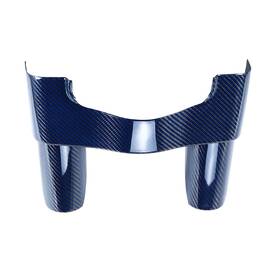 704068 Powerjames Blue Carbon Fiber Front Fork Tube Cover For Harley Touring Electra Glide Fltrx