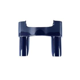 704086 Powerjames Blue Carbon Fiber Front Fork Tube Cover For Harley 14-25 Touring Road Glide Flhx