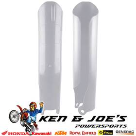 Ptfgt1w-o Protech Full Wrap 350 Fork Protectors For Honda White T1