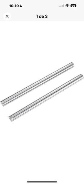44013-0316 Racingcheers 2xinner Fork Leg Tubes For Kawasaki Ex650 Ninja650 Er650 Z650 2017-2023 41x585mm