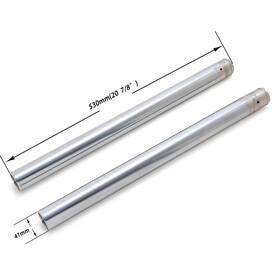 Ift-0001-sil-yp-0515 Radiatorfactory 45972-09 Chrome Sliver 41mm Inner Fork Tubes For Harley Touring Road Glide 86-13