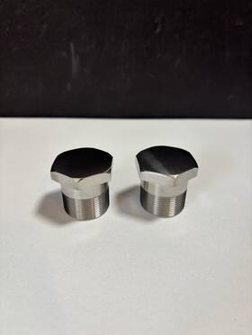 06-0345 Rgm Stainless Steel Fork Top Nut Norton Atlas Commando 650 750 850 U.k