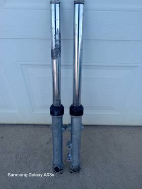 44001-1196 Showa 81-82 Kawasaki Kz305 Kz 305 Forks Vintage Front Suspension