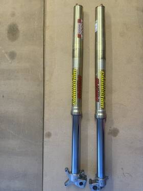 51580-men-506 Showa Honda Oem Front Fork Tube Suspension Leg Set 04-08 Crf450r Crf450 2005 47