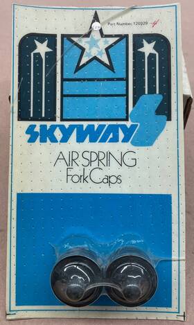 120329 Skyway Vtg Nos 70s Air Caps Forks 76-78 Honda Cr 125 250 Elsinore Ahrma