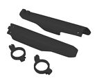 Su03905-001 Ufo Plastic Fork Protectors Black For Suzuki Rm