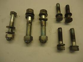 01500-1055a Suzuki 1979 Gs850 Gs1000 Upper Lower Fork Clamp Bolts Set Triple Tree Oem 79 Gs