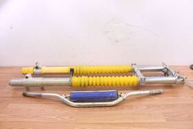 51103-00b10 Suzuki 1986 Rm250 Left And Right Front Forks Shock Suspension Fork With Trees Bars