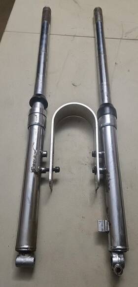 511100-48000-291 Suzuki 1971-1979 Ts 125 185 Enduro Oem Front Forks And Fender Brace