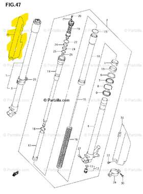 51501-29f70-30h Suzuki Oem Front Rihgt Fork Damper # Drz400sm