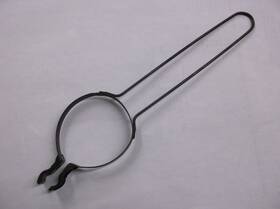 51572-41410 Suzuki Pe250b 1977 Lh Fork Boot Clamp With Cable Guide